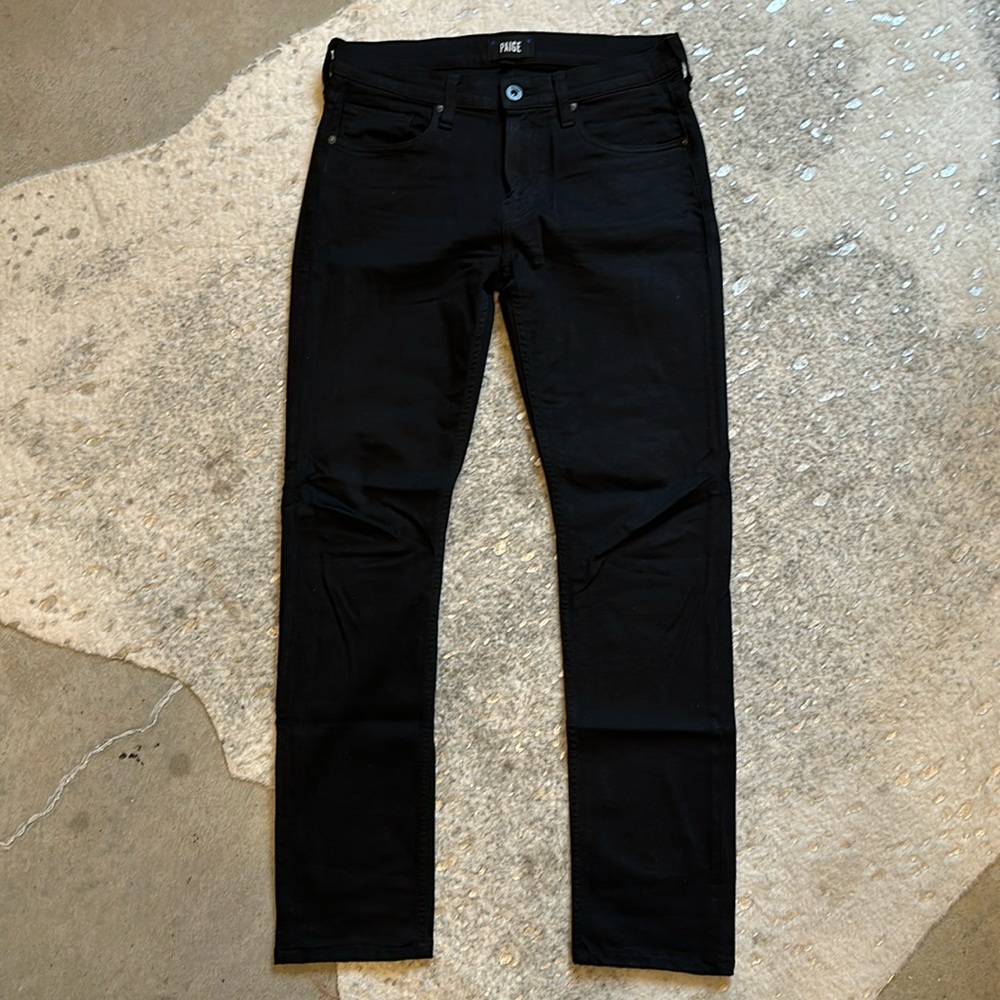 Black Men’s PAIGE Slim Fit Jeans in 30x30.